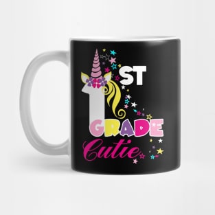 First Grade Magical 1st Grader Girls Back to school Unicorn Mug